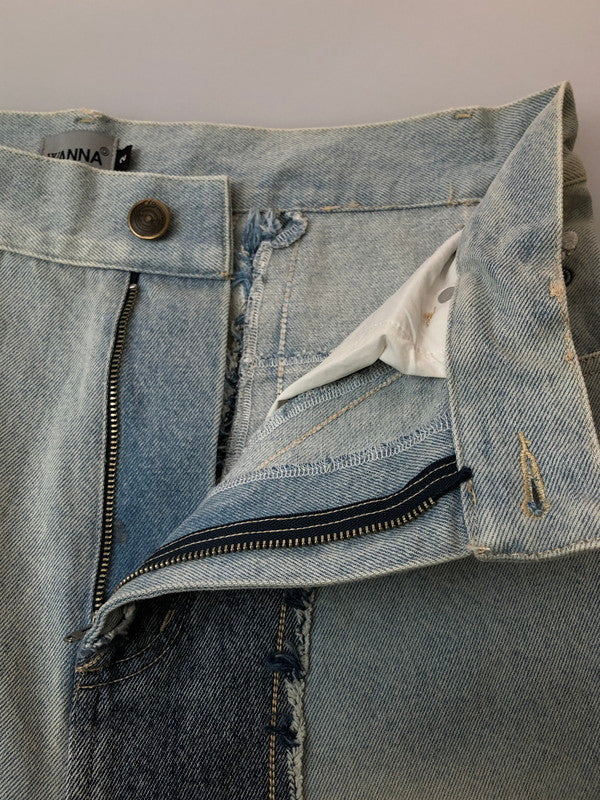 【中古品】【メンズ】 WANNA ワナ YIN YANG BAGGY JEANS インヤン バギー ジーンズ メンズ ボトムス 153-260416-KS-25-min サイズ：2 カラー：ブルー系 万代Net店