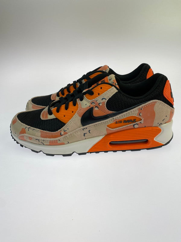 【中古品】【メンズ】 NIKE ナイキ IF1721-201 AIR MAX 90 PRM 靴 シューズ スニーカー 160-260415-AS-37-min サイズ：31cm カラー：オレンジ/ブラック 万代Net店