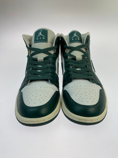 【中古品】【メンズ】 NIKE ナイキ BQ6472-133 AIR JORDAN 1 MID 靴 シューズ ハイカットスニーカー 160-260415-AS-36-min サイズ：26.5cm カラー：グリーン/ホワイト 万代Net店