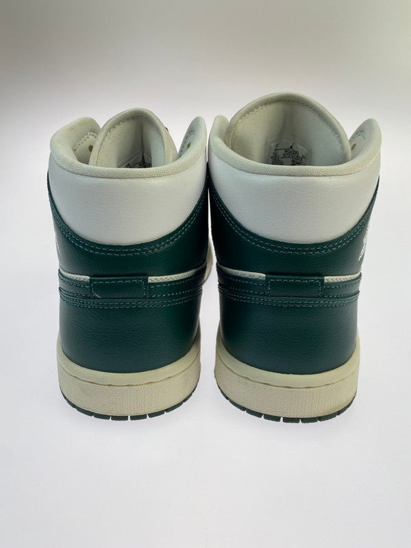【中古品】【メンズ】 NIKE ナイキ BQ6472-133 AIR JORDAN 1 MID 靴 シューズ ハイカットスニーカー 160-260415-AS-36-min サイズ：26.5cm カラー：グリーン/ホワイト 万代Net店