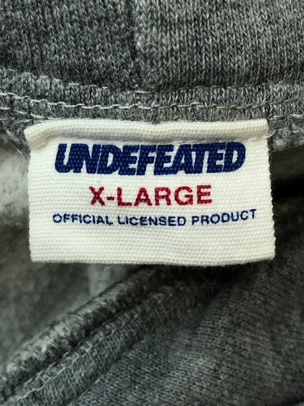 【中古品】【メンズ】 UNDEFEATED アンディフィーテッド ×WASTED YOUTH ウェイステッドユース HOODIE プルオーバーパーカー 142-260415-AS-9-min サイズ：XL カラー：グレー 万代Net店