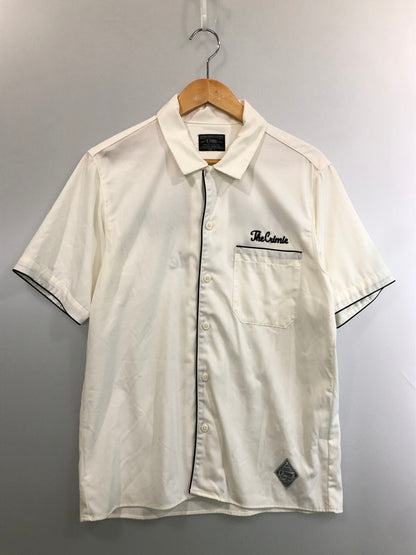【中古品】【メンズ】 CRIMIE クライミー OPEN COLLAR SHIRT ALIVE FEEL ROLL オープンカラーシャツ 半袖 ショートスリーブ 142-260415-AS-1-min サイズ：M カラー：ホワイト 万代Net店