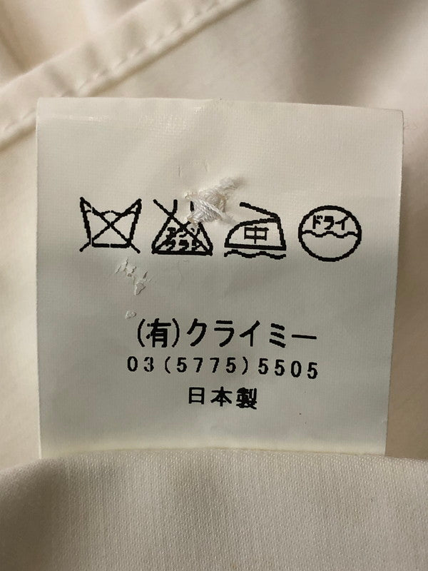 【中古品】【メンズ】 CRIMIE クライミー OPEN COLLAR SHIRT ALIVE FEEL ROLL オープンカラーシャツ 半袖 ショートスリーブ 142-260415-AS-1-min サイズ：M カラー：ホワイト 万代Net店
