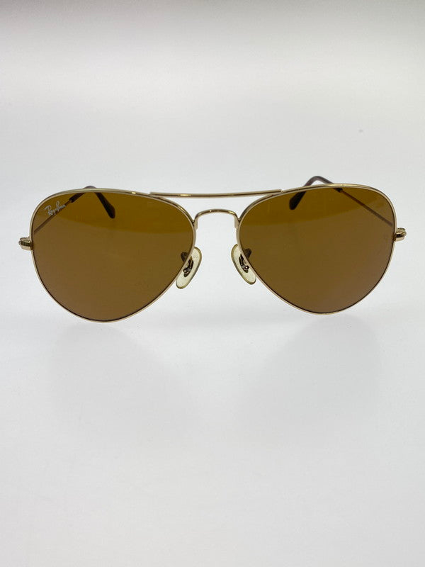 【中古品】【メンズ】 Ray-Ban レイバン AVIATOR LARGE METAL II RB3026 アビエーター ラージ メタル2 サングラス アイウェア 203-260417-yn-24-min サイズ：58□14 カラー：ブラウン 万代Net店