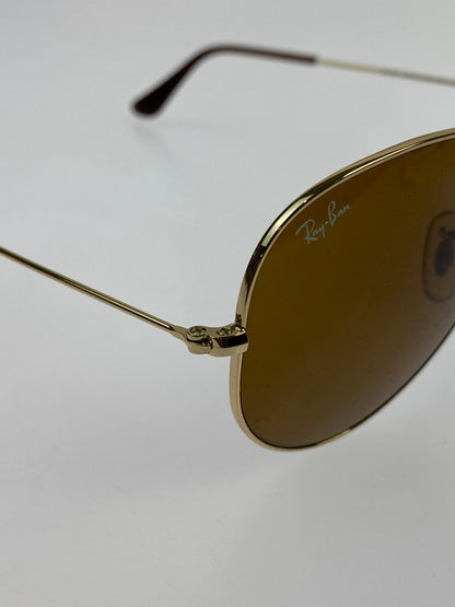 【中古品】【メンズ】 Ray-Ban レイバン AVIATOR LARGE METAL II RB3026 アビエーター ラージ メタル2 サングラス アイウェア 203-260417-yn-24-min サイズ：58□14 カラー：ブラウン 万代Net店