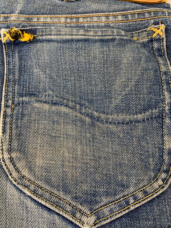 【現状渡し品】【メンズ】 Lee リー 60-70'S DENIM PANTS 101Z 60年代～70年代 デニムパンツ メンズ ボトムス 157-260414-KS-02-min サイズ：42 カラー：ブルー 万代Net店
