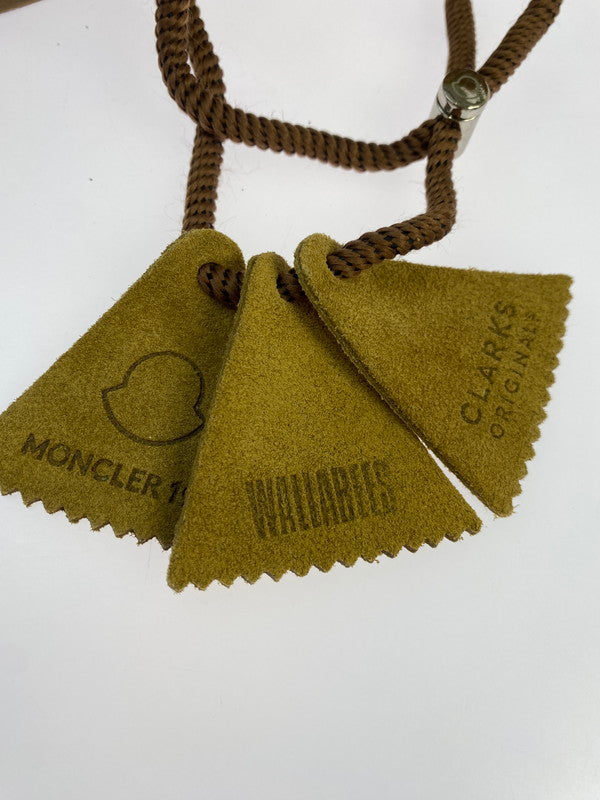 【中古品】【メンズ】 MONCLER GENIUS モンクレールジーニアス ×CLARKS クラークス WALLABEE SHEARLING DESERT BOOTS ブーツ 靴 ワラビー シューズ 162-260415-AS-43-min サイズ：UK9 1/2 カラー：ブラウン 万代Net店