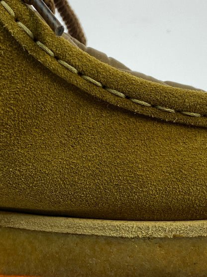 【中古品】【メンズ】 MONCLER GENIUS モンクレールジーニアス ×CLARKS クラークス WALLABEE SHEARLING DESERT BOOTS ブーツ 靴 ワラビー シューズ 162-260415-AS-43-min サイズ：UK9 1/2 カラー：ブラウン 万代Net店