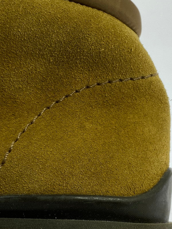 【中古品】【メンズ】 MONCLER GENIUS モンクレールジーニアス ×CLARKS クラークス WALLABEE SHEARLING DESERT BOOTS ブーツ 靴 ワラビー シューズ 162-260415-AS-43-min サイズ：UK9 1/2 カラー：ブラウン 万代Net店