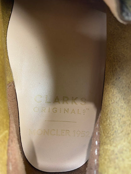 【中古品】【メンズ】 MONCLER GENIUS モンクレールジーニアス ×CLARKS クラークス WALLABEE SHEARLING DESERT BOOTS ブーツ 靴 ワラビー シューズ 162-260415-AS-43-min サイズ：UK9 1/2 カラー：ブラウン 万代Net店