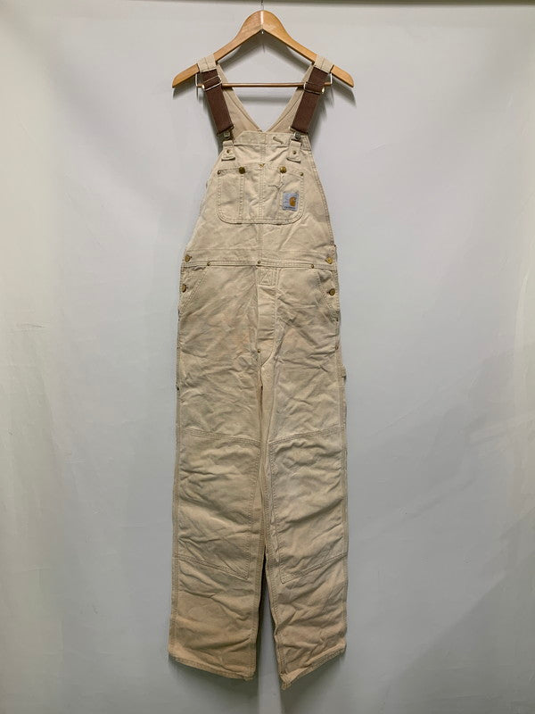 【現状渡し品】【メンズ】 Carhartt カーハート 80S 100 YEARS OVERALL 80年代 100周年記念 オーバーオール 157-260414-KS-01-min サイズ：不明 カラー：ベージュ 万代Net店