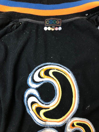 【中古品】【メンズ】 COOGI TRACK JACKET クージー トラックジャケット ジャージ トップス 146-260417-yn-08-min サイズ：XL カラー：ブラック 万代Net店
