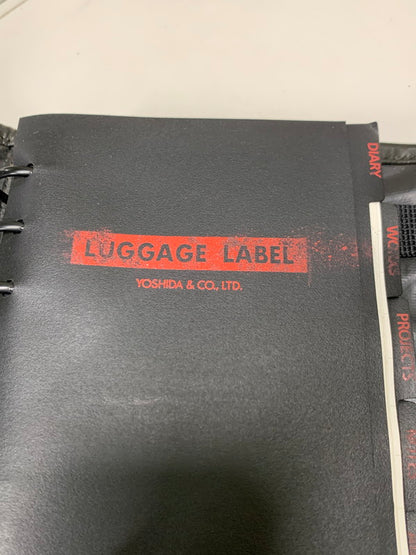 【現状渡し品】【メンズ】 LUGGAGE LABEL ラゲッジレーベル システム手帳 208-260417-yn-25-min カラー：ブラック 万代Net店