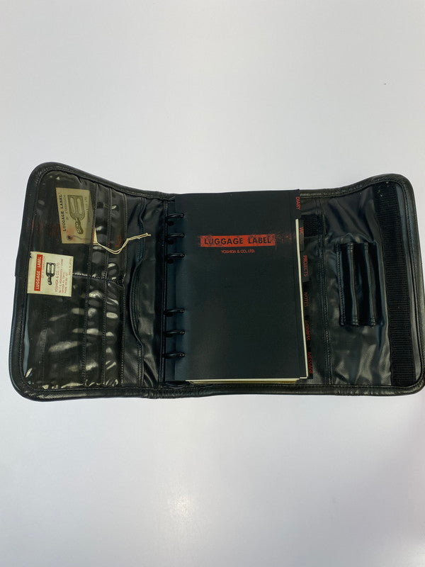 【現状渡し品】【メンズ】 LUGGAGE LABEL ラゲッジレーベル システム手帳 208-260417-yn-25-min カラー：ブラック 万代Net店