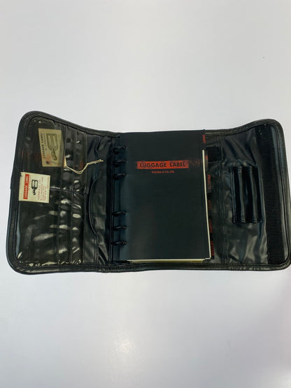 【現状渡し品】【メンズ】 LUGGAGE LABEL ラゲッジレーベル システム手帳 208-260417-yn-25-min カラー：ブラック 万代Net店