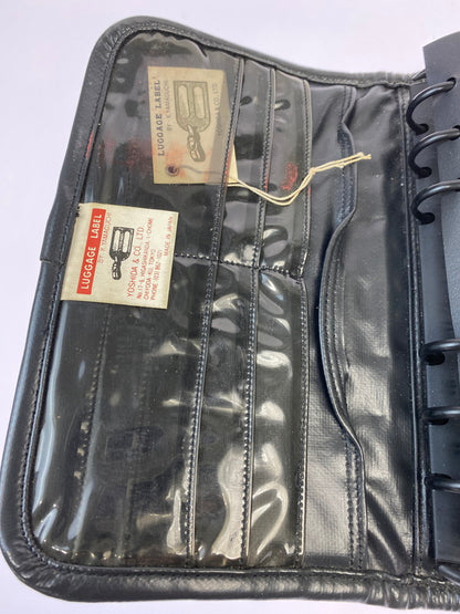 【現状渡し品】【メンズ】 LUGGAGE LABEL ラゲッジレーベル システム手帳 208-260417-yn-25-min カラー：ブラック 万代Net店