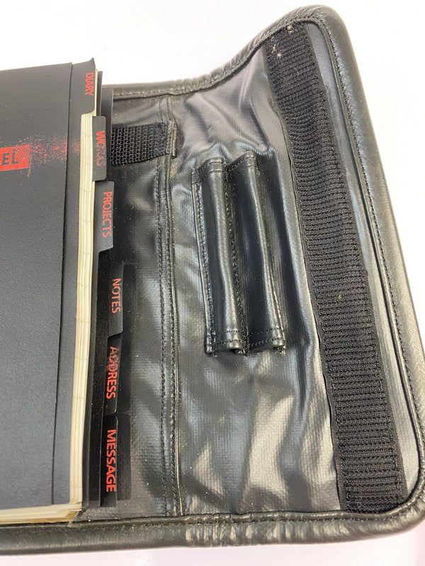 【現状渡し品】【メンズ】 LUGGAGE LABEL ラゲッジレーベル システム手帳 208-260417-yn-25-min カラー：ブラック 万代Net店