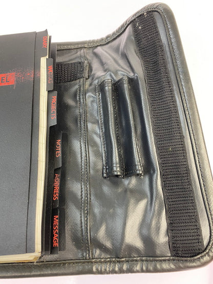 【現状渡し品】【メンズ】 LUGGAGE LABEL ラゲッジレーベル システム手帳 208-260417-yn-25-min カラー：ブラック 万代Net店
