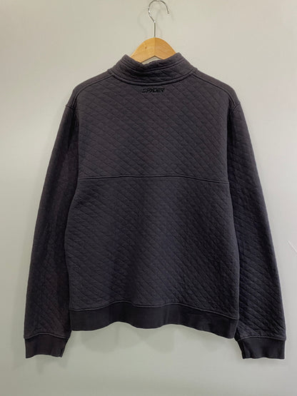 【中古品】【メンズ】 SPYDER スパイダー SWEATER QUILTED SNAP PULLOVER セーター キルティッド スナップ プルオーバー トップス 144-260922-hu-36-min サイズ：L カラー：グレー 万代Net店