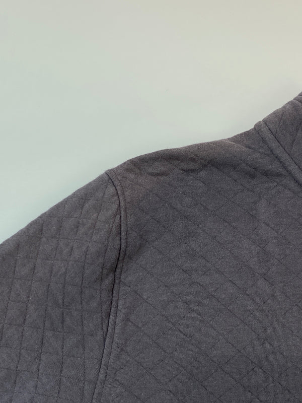 【中古品】【メンズ】 SPYDER スパイダー SWEATER QUILTED SNAP PULLOVER セーター キルティッド スナップ プルオーバー トップス 144-260922-hu-36-min サイズ：L カラー：グレー 万代Net店