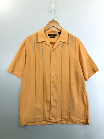 【中古品】【メンズ】 AXIST アクシスト OPEN COLLAR SHIRT オープンカラーシャツ 146-260423-zi-06-min サイズ：M カラー：オレンジ系 万代Net店