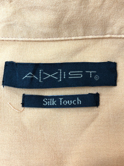 【中古品】【メンズ】 AXIST アクシスト OPEN COLLAR SHIRT オープンカラーシャツ 146-260423-zi-06-min サイズ：M カラー：オレンジ系 万代Net店