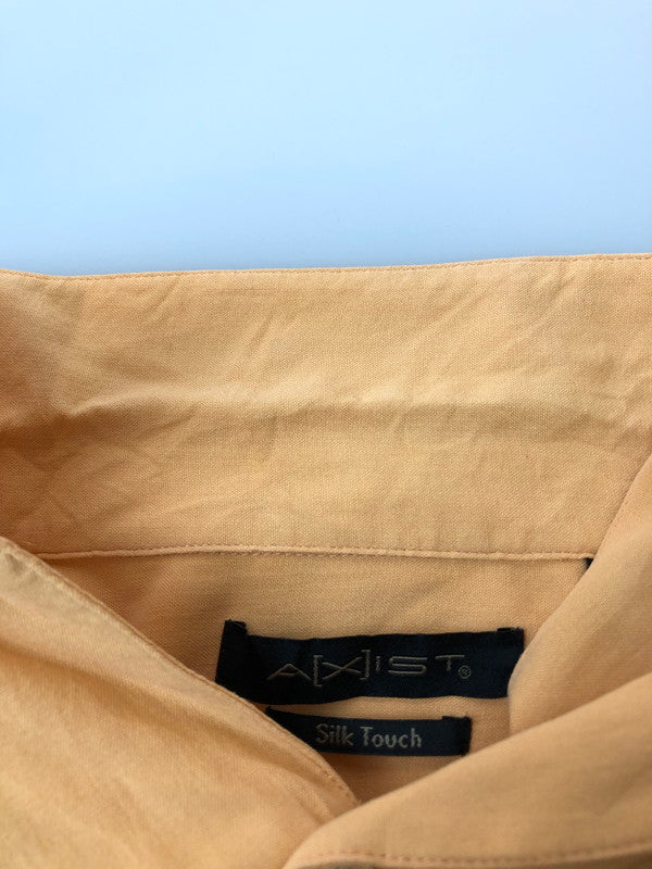 【中古品】【メンズ】 AXIST アクシスト OPEN COLLAR SHIRT オープンカラーシャツ 146-260423-zi-06-min サイズ：M カラー：オレンジ系 万代Net店