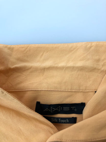 【中古品】【メンズ】 AXIST アクシスト OPEN COLLAR SHIRT オープンカラーシャツ 146-260423-zi-06-min サイズ：M カラー：オレンジ系 万代Net店