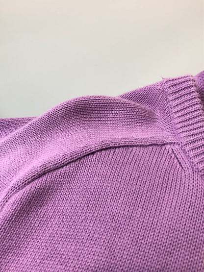 【中古品】【メンズ】 J.CREW ジェイクルー 00S CREW KNIT SWEATER クルーニットセーター 146-260423-zi-07-min サイズ：XL カラー：パープル系 万代Net店