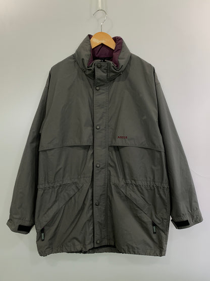 【中古品】【メンズ】 AIGLE エーグル 8504-94416 NYLON JACKET ナイロン ジャケット アウター 144-261027-jt-37-min サイズ：M カラー：グレー 万代Net店