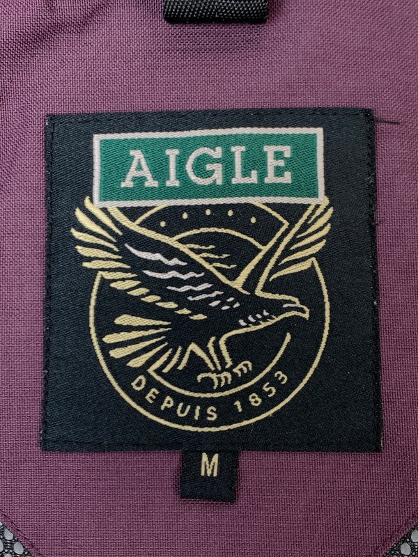 【中古品】【メンズ】 AIGLE エーグル 8504-94416 NYLON JACKET ナイロン ジャケット アウター 144-261027-jt-37-min サイズ：M カラー：グレー 万代Net店