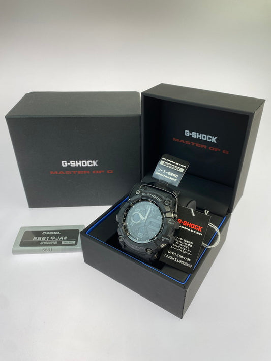 【中古品】【メンズ】 G-SHOCK ジーショック MASTER OF G GWG-100-1AJF マスター オブ ジー アナデジ 電波ソーラー 腕時計 196-260420-KS-13-min カラー：ブラック 万代Net店