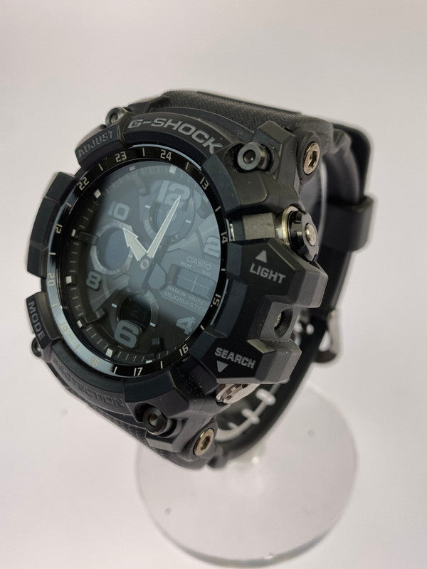 【中古品】【メンズ】 G-SHOCK ジーショック MASTER OF G GWG-100-1AJF マスター オブ ジー アナデジ 電波ソーラー 腕時計 196-260420-KS-13-min カラー：ブラック 万代Net店