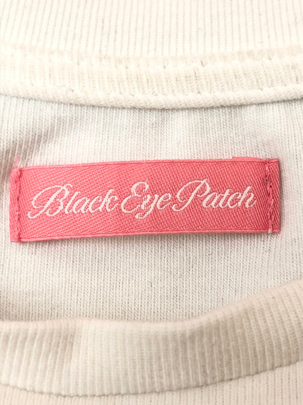 【中古品】【レディース】 BLACK EYEPATCH I LOVE LUXURY BABY TEE ブラックアイパッチ アイ ラブ ラグジュアリー ベイビー Tシャツ 半袖Tシャツ トップス 170-260417-yn-03-min サイズ：S カラー：ホワイト 万代Net店