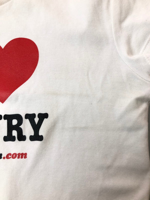 【中古品】【レディース】 BLACK EYEPATCH I LOVE LUXURY BABY TEE ブラックアイパッチ アイ ラブ ラグジュアリー ベイビー Tシャツ 半袖Tシャツ トップス 170-260417-yn-03-min サイズ：S カラー：ホワイト 万代Net店