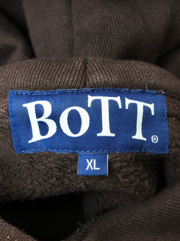 【中古品】【メンズ】 BOTT ボット SPACE LOGO HOODIE スペースロゴ フーディー パーカー メンズ トップス 142-260416-KS-17-min サイズ：XL カラー：ブラウン 万代Net店