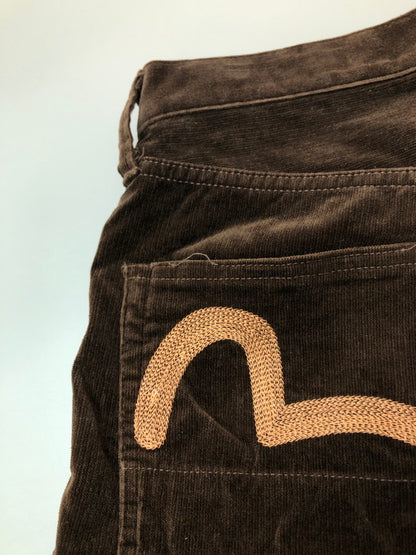 【中古品】【メンズ】 EVISU エヴィス CORDUROY PANTS LOT 2000 コーデュロイ パンツ メンズ ボトムス 156-260416-KS-29-min サイズ：30×35 カラー：ブラウン 万代Net店