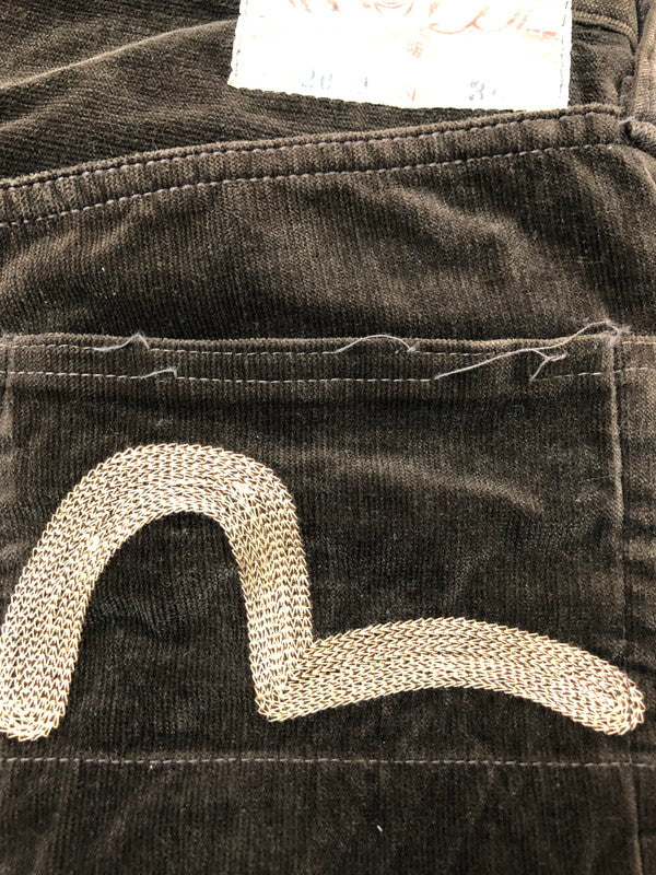 【中古品】【メンズ】 EVISU エヴィス CORDUROY PANTS LOT 2000 コーデュロイ パンツ メンズ ボトムス 156-260416-KS-29-min サイズ：30×35 カラー：ブラウン 万代Net店