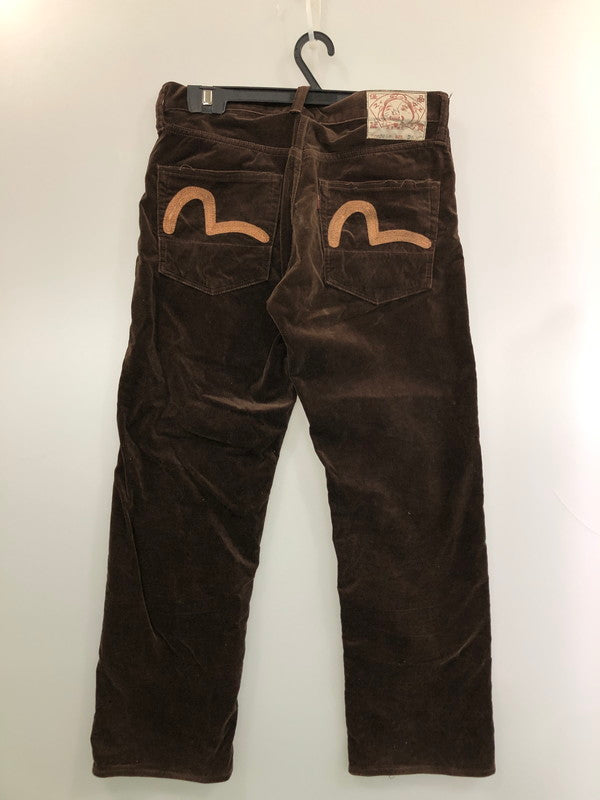 【中古品】【メンズ】 EVISU エヴィス CORDUROY PANTS LOT 2000 コーデュロイ パンツ メンズ ボトムス 156-260416-KS-29-min サイズ：30×35 カラー：ブラウン 万代Net店