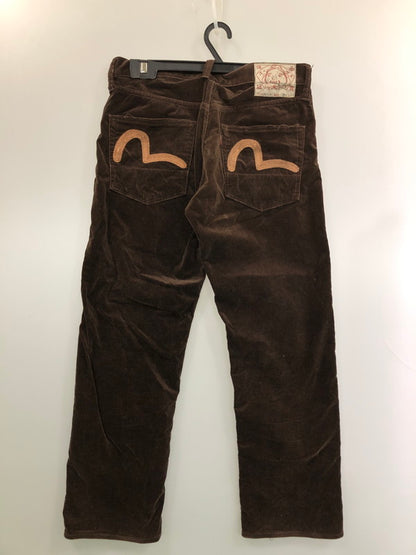 【中古品】【メンズ】 EVISU エヴィス CORDUROY PANTS LOT 2000 コーデュロイ パンツ メンズ ボトムス 156-260416-KS-29-min サイズ：30×35 カラー：ブラウン 万代Net店