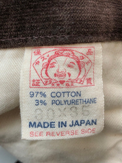 【中古品】【メンズ】 EVISU エヴィス CORDUROY PANTS LOT 2000 コーデュロイ パンツ メンズ ボトムス 156-260416-KS-29-min サイズ：30×35 カラー：ブラウン 万代Net店
