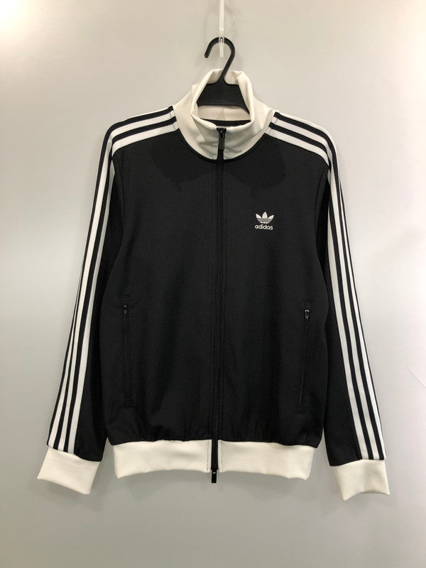 【中古品】【メンズ】 adidas アディダス LS TRACK JACKET II5763 エルエス トラックジャケット メンズ トップス 148-260416-KS-36-min サイズ：M カラー：ブラック/ホワイト 万代Net店
