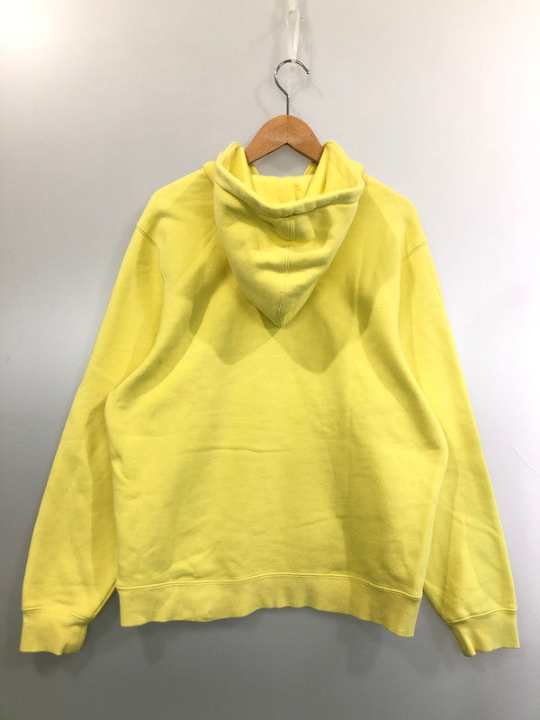 【中古品】【メンズ】 STUSSY ステューシー OVAL LOGO HOODIE 118358 オーバルロゴフーディー メンズ パーカー トップス 142-260416-KS-34-min サイズ：M カラー：イエロー 万代Net店