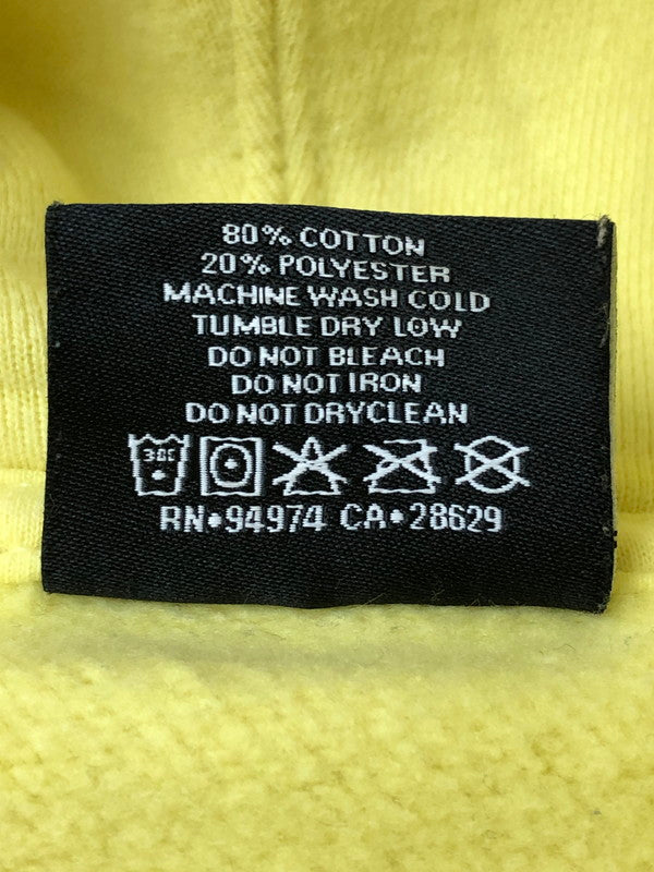 【中古品】【メンズ】 STUSSY ステューシー OVAL LOGO HOODIE 118358 オーバルロゴフーディー メンズ パーカー トップス 142-260416-KS-34-min サイズ：M カラー：イエロー 万代Net店