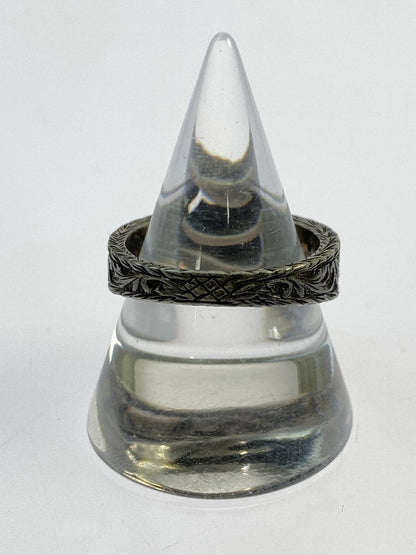 【中古品】【メンズ/レディース】 GUCCI グッチ インターロッキングG アラベスク リング 指輪 192-260420-KS-19-min カラー：シルバー 万代Net店