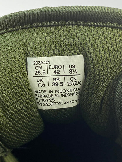 【中古美品】【メンズ】 asics アシックス SKYHAND OG 1203A451-301 スカイハンド スニーカー 靴 163-260417-yn-15-min サイズ：26.5cm カラー：OLIVE CANVAS/TAI-CHI YELLOW 万代Net店