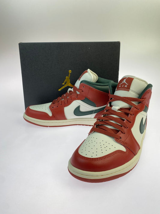 【中古美品】【メンズ】 NIKE ナイキ AIR JORDAN 1 MID DQ8426-105 エア ジョーダン 1 ミッド スニーカー 靴 160-260417-yn-09-min サイズ：26.5cm US8.5 カラー：SAIL/MIDNIGHT GREEN 万代Net店