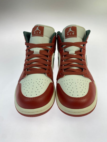 【中古美品】【メンズ】 NIKE ナイキ AIR JORDAN 1 MID DQ8426-105 エア ジョーダン 1 ミッド スニーカー 靴 160-260417-yn-09-min サイズ：26.5cm US8.5 カラー：SAIL/MIDNIGHT GREEN 万代Net店