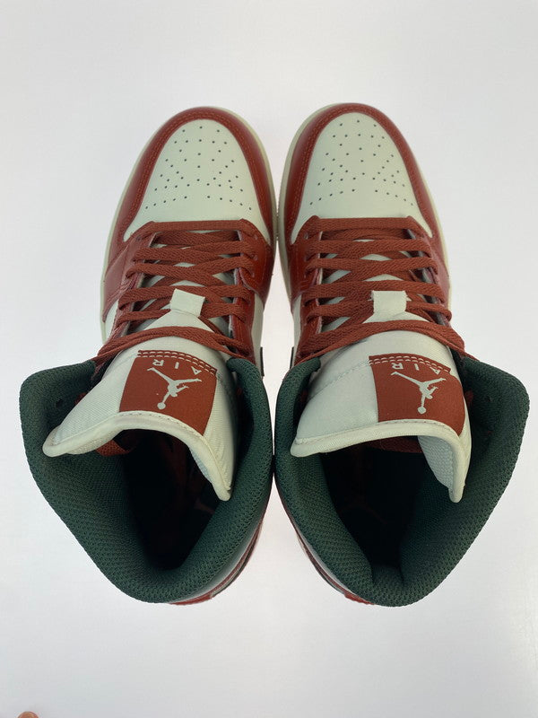 【中古美品】【メンズ】 NIKE ナイキ AIR JORDAN 1 MID DQ8426-105 エア ジョーダン 1 ミッド スニーカー 靴 160-260417-yn-09-min サイズ：26.5cm US8.5 カラー：SAIL/MIDNIGHT GREEN 万代Net店