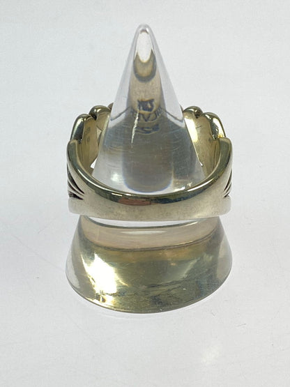 【中古品】【メンズ/レディース】 TJK ティー ジェー ケー SILVER RING シルバーリング 指輪 193-260420-KS-20-min カラー：シルバー 万代Net店